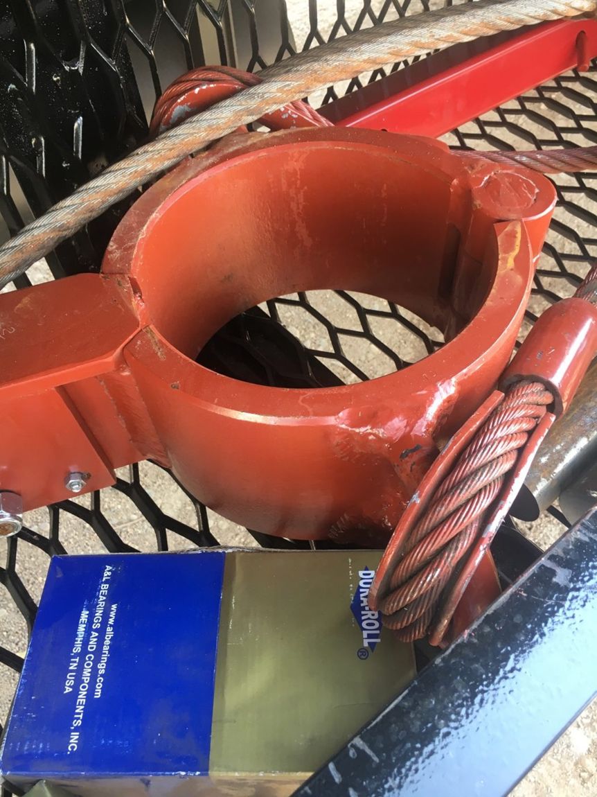 Well casing equipment used by Pecos Well Service